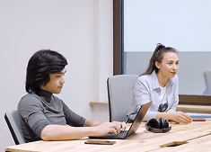 Team working together